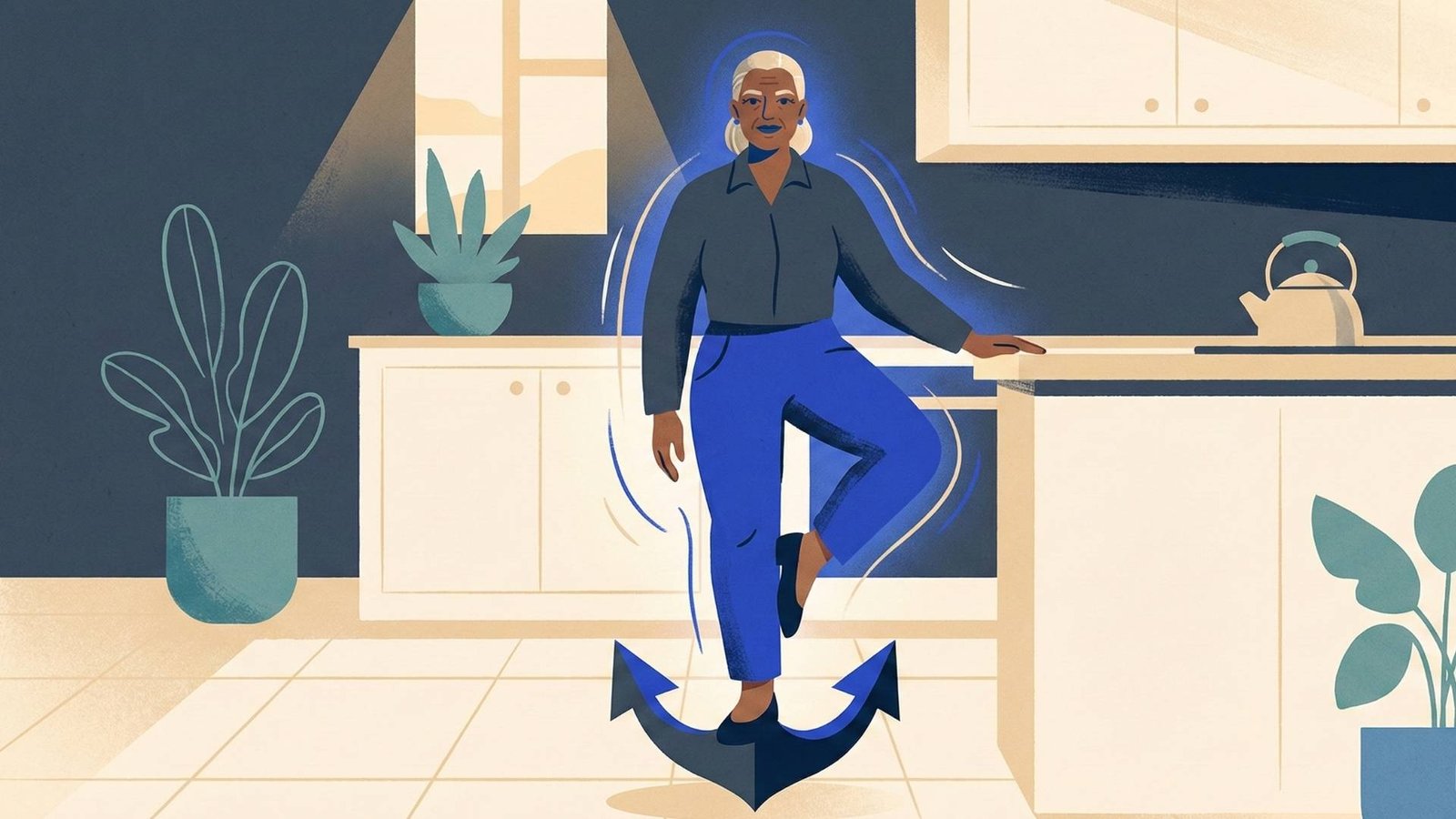 Fall prevention exercises for elderly patients